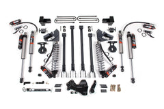 BDS 4 Inch Lift Kit w/ 4-Link and FOX 2.5 Performance Elite Coil-Over Conversion for 2017-2019 Ford F350 Super Duty DRW 4WD Diesel