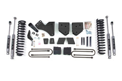 6 Inch Lift Kit | Ford F250/F350 Super Duty (05-07) 4WD | Gas - 5 Inch Block Kit Without Overload / NX2 Nitro Series