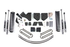 BDS 6 Inch Suspension Lift Kit w/ NX2 Nitro Shocks Ford F-250 & F-350 Super Duty 4WD Gas (2005–2007)