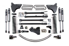 BDS Suspension 6 Inch 4-Link Lift Kit Ford F250 F350 Super Duty 4WD Diesel (2005-2007)