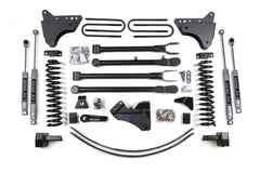 BDS Suspension 6 Inch 4-Link Lift Kit Ford F250 F350 Super Duty 4WD Diesel (2005-2007)