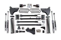 4 Inch Lift Kit w/ 4-Link | Ford F250/F350 Super Duty (11-16) 4WD | Gas - Leaf Springs / NX2 Nitro Series