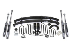 4 Inch Lift Kit | Chevy/GMC 1/2 Ton Truck/SUV (77-87) 4WD - Leaf Springs / FOX 2.0 Performance Series