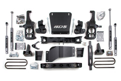 BDS 6.5 Inch Lift Kit fir 2011-2019 Chevy Silverado or GMC Sierra 2500HD/3500 2/4WD