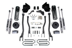BDS 4 Inch Lift Kit w/ 4-Link for 2013-2018 Ram 3500 w/ Rear Air Ride 4WD Gas