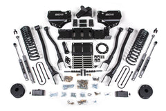 4 Inch Lift Kit w/ 4-Link | Ram 3500 w/ Rear Air Ride (19-24) 4WD | Diesel - 8 Bolt / FOX 2.0 Performance Series