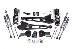 BDS 4 Inch Lift Kit w/ Radius Arm for 2014-2018 Ram 2500 w/ Rear Air Ride 4WD Diesel