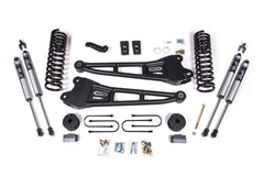 BDS 4 Inch Lift Kit w/ Radius Arm for 2013-2018 Ram 3500 w/ Rear Air Ride 4WD Diesel