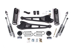 BDS 4 Inch Lift Kit w/ Radius Arm for 2013-2018 Ram 3500 w/ Rear Air Ride 4WD Diesel