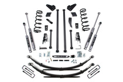 BDS Suspension 5 Inch Long Arm Suspension Lift Kit Dodge Ram 2500 3500 4WD (2000–2002)