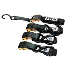 Adventure Van 1" Cam Straps with Coated S-Hooks