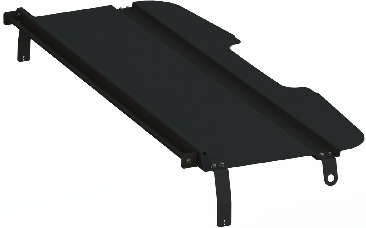 Van Wife Components 2019+ Sprinter Headliner Shelf with Curtain Rod – Powder Coated Aluminum