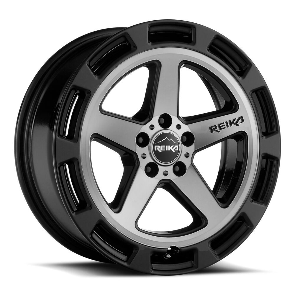 Reika R20 Teton wheel in Gloss Black Machine Face