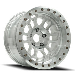 Reika R35 Rambler Beadlock wheel in Machined