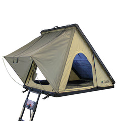 LD TMON Clamshell Aluminum Hard Shell Roof Top Tent 3 Quarter