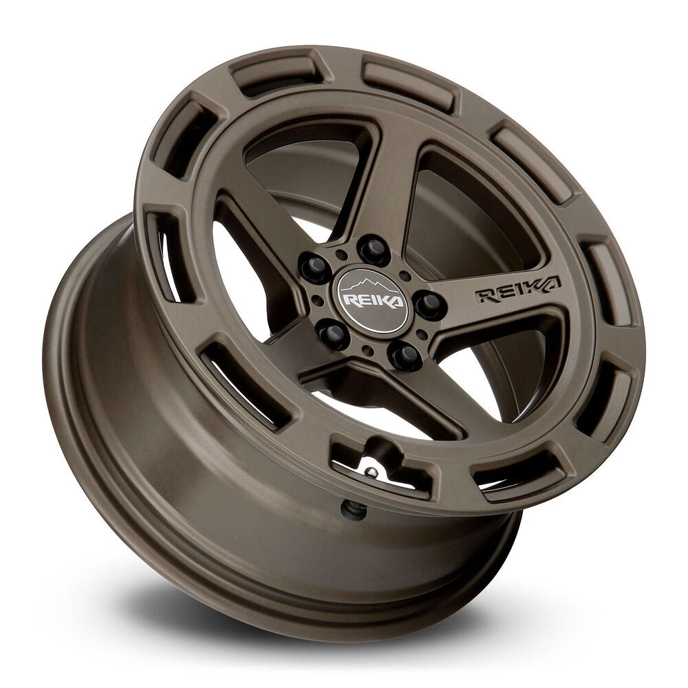 Reika R20 Teton wheel in Bronze – lay-down view