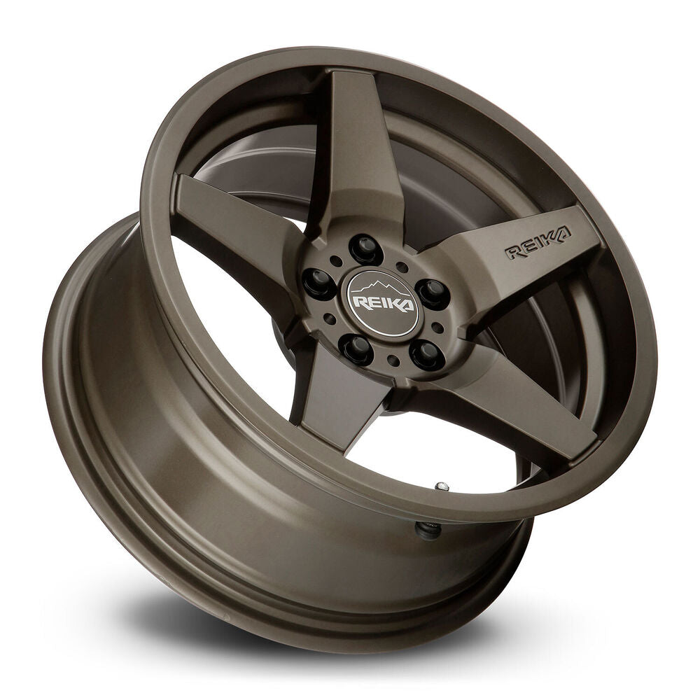 Reika R15 Seeker wheel in Bronze – lay-down view