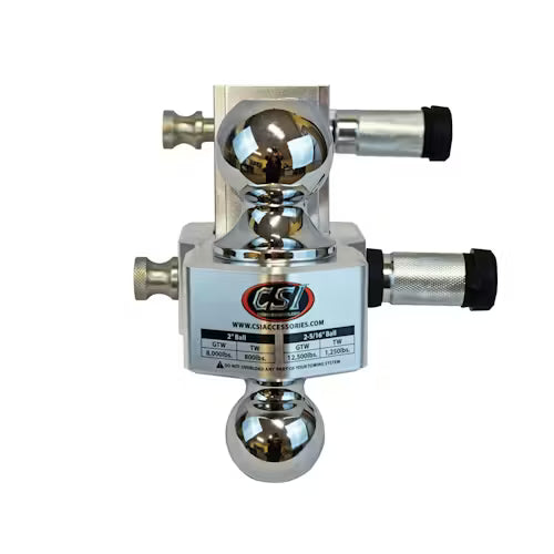 CSI 4 in. Adjustable Aluminum Ball Mount - 2 in. Shank