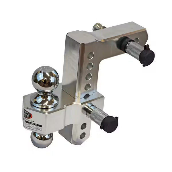 CSI 8 in. Adjustable Aluminum Ball Mount - 2 in. Shank