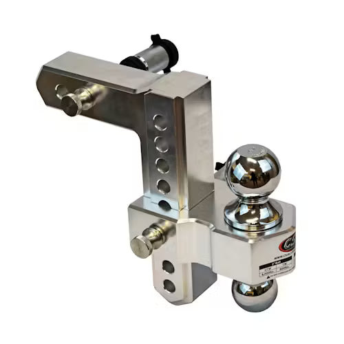 CSI 8 in. Adjustable Aluminum Ball Mount - 2 in. Shank