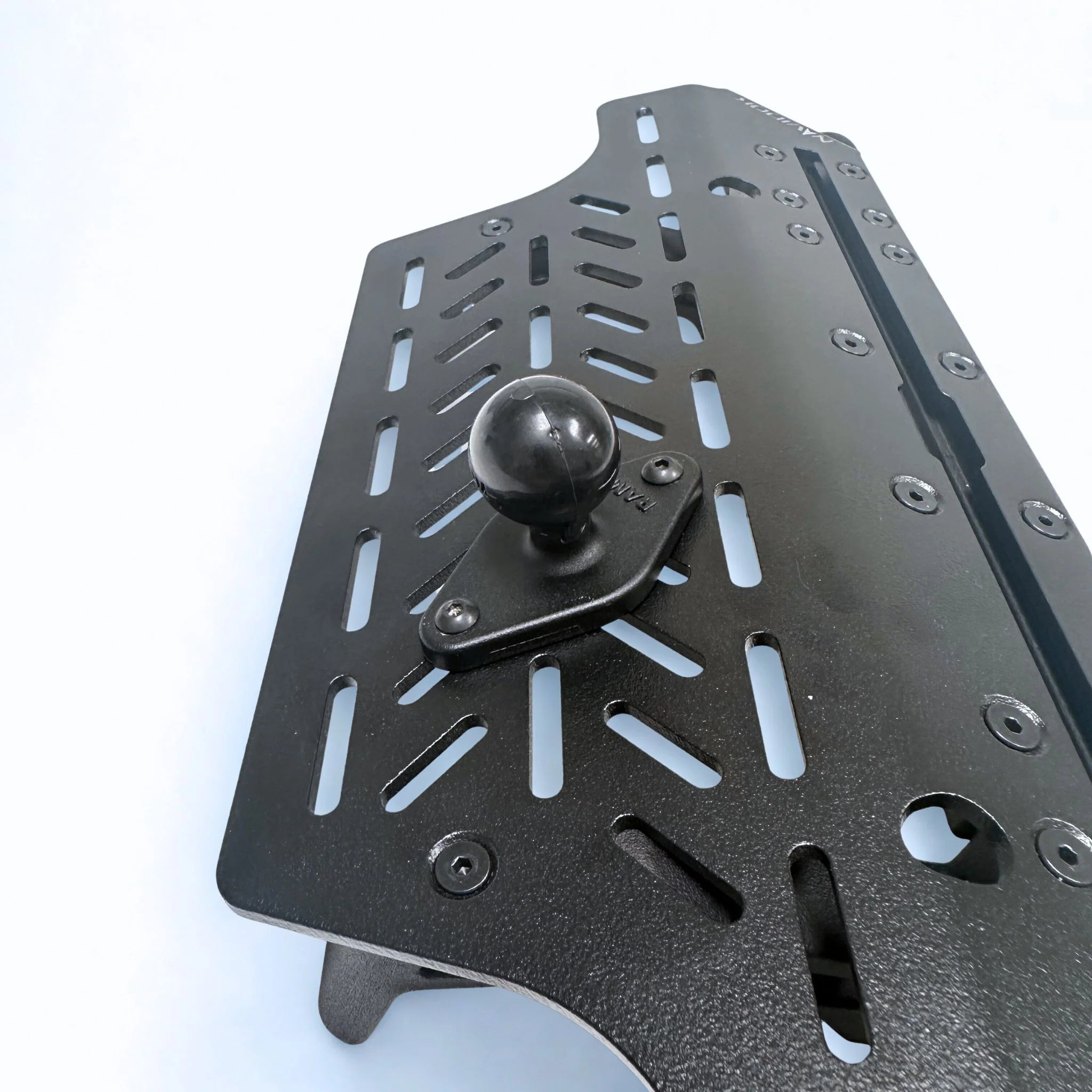 Ford Transit Dash Mount – Navidok No-Drill Dash Mount for 12" Screen Vans (with Dual RAM Balls & T-Slot Track)