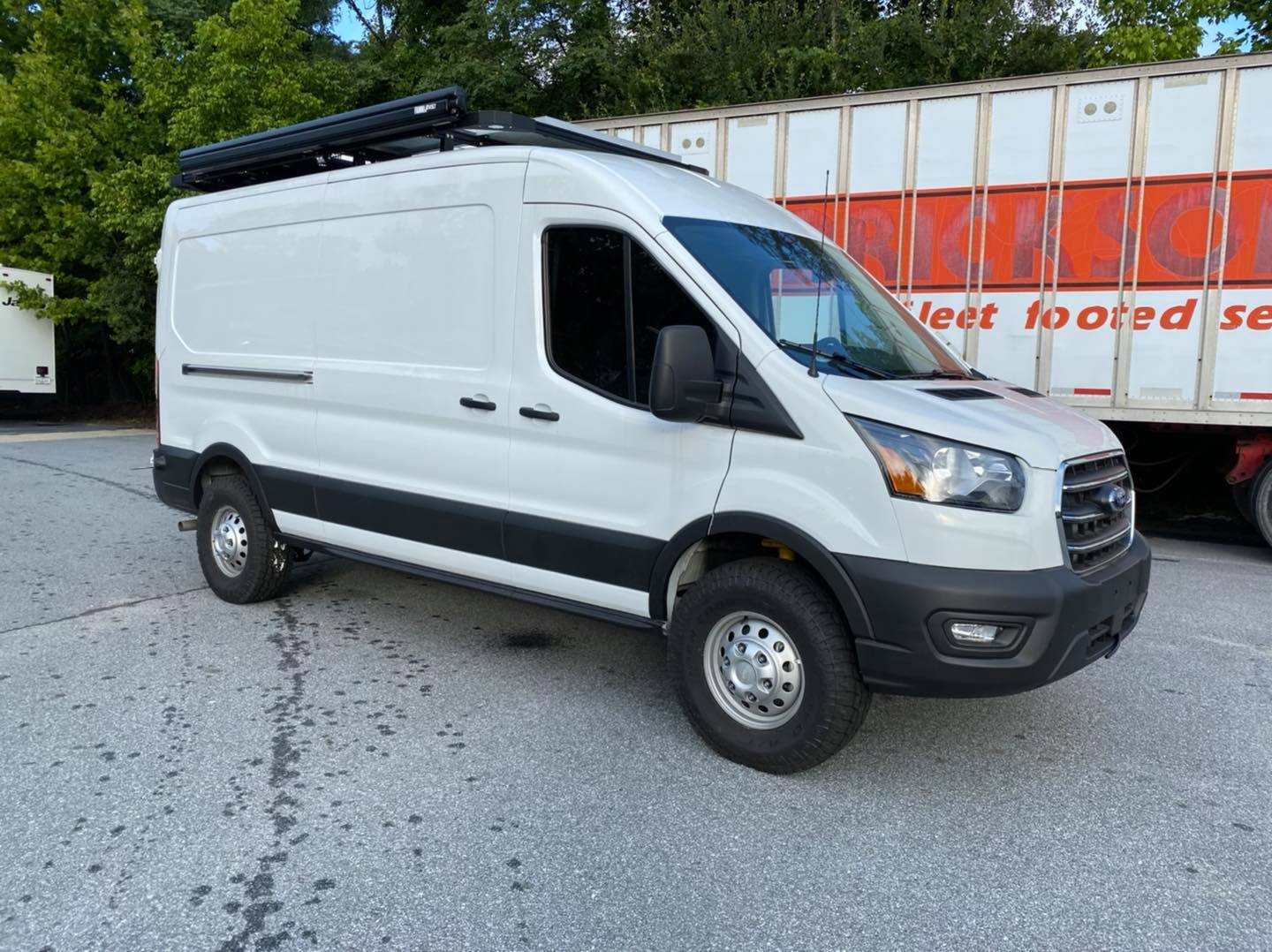 Van Compass Stage 1 Topo 2.0 Suspension System for Ford Transit RWD (2015–2017) –2" Lift with Falcon 2.1 Shocks