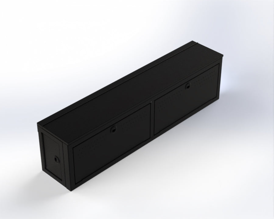 Van Wife Components 12" Wheel Well Cover – Powder Coated Aluminum Van Storage System