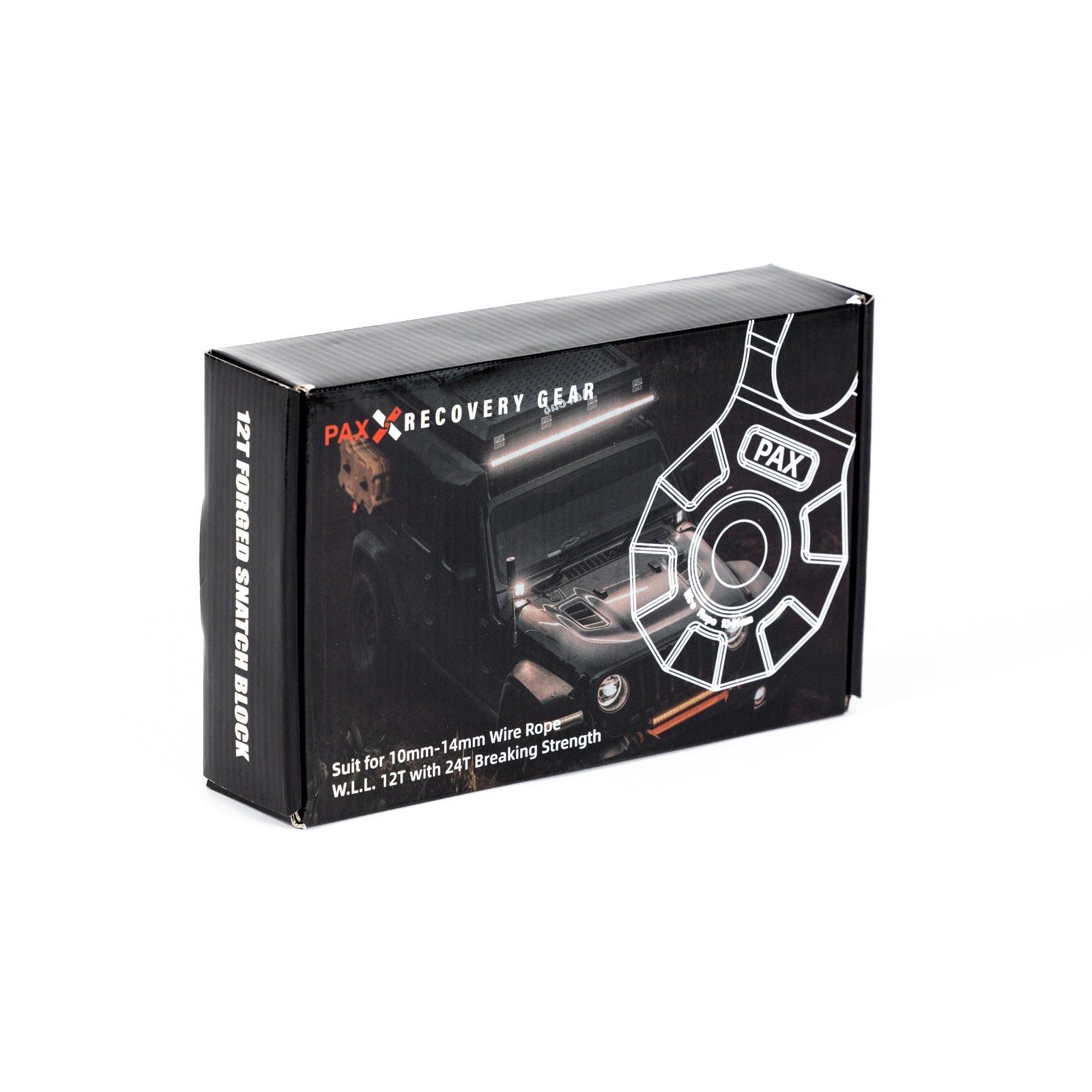 RotopaX PaX 12 Ton Forged Snatch Block — 24,000 lb WLL
