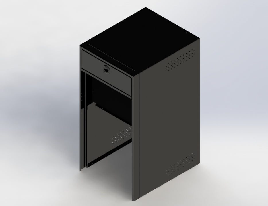 Van Wife Components 18" Fridge Base Cabinet – Nova Kool R3100 Compatible (22"x18"x36")