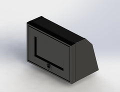 Van Wife Components 21" Upper Cabinet – Angled Powder Coated Aluminum Van Cabinet