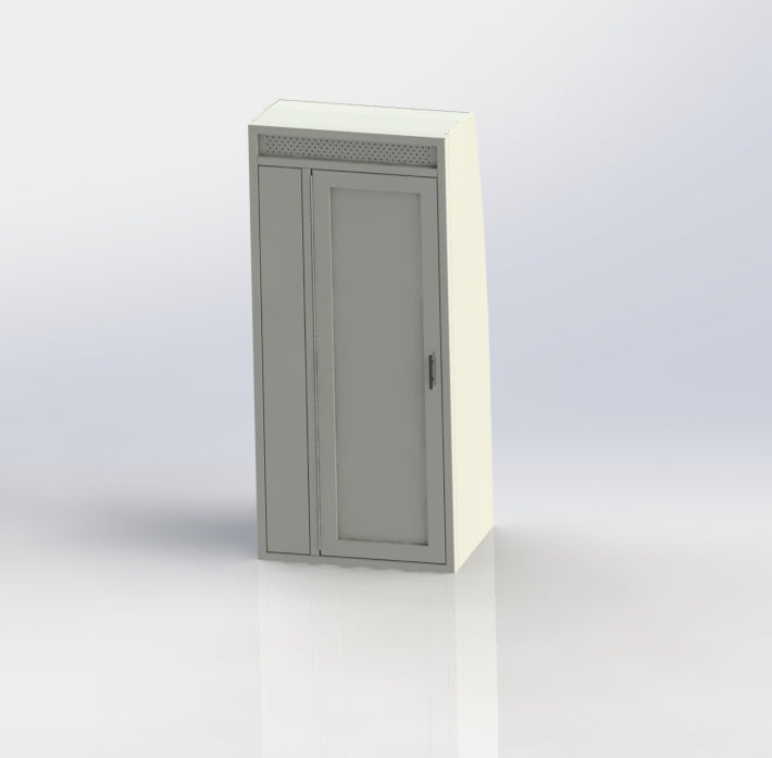 Van Wife Components 33" Aluminum Shower Stall – Powder Coated Overland Van Shower