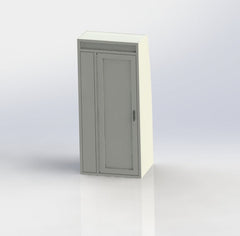 Van Wife Components 33" Aluminum Shower Stall – Powder Coated Overland Van Shower