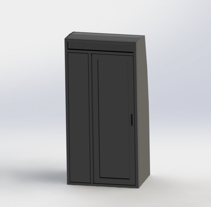 Van Wife Components 36" Aluminum Shower Stall – Powder Coated Overland Van Shower