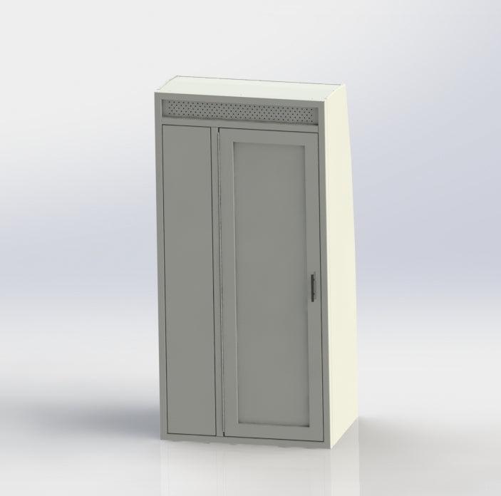 Van Wife Components 36" Aluminum Shower Stall – Powder Coated Overland Van Shower