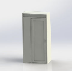 Van Wife Components 36" Aluminum Shower Stall – Powder Coated Overland Van Shower