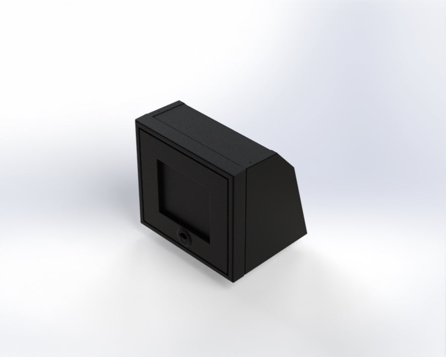 Van Wife Components 16" Upper Cabinet – Angled Powder Coated Aluminum Van Cabinet