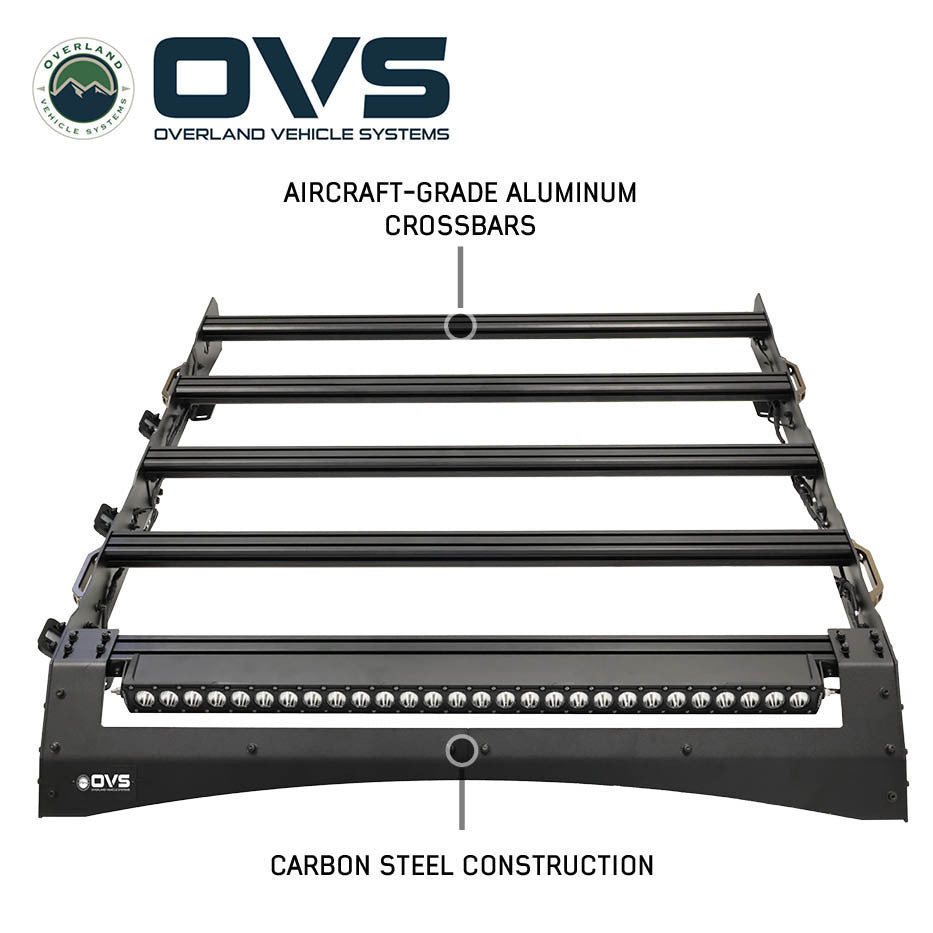 Ruff Rax 2014-2019 Chevy Silverado / GMC Sierra 1500 Roof Rack Front