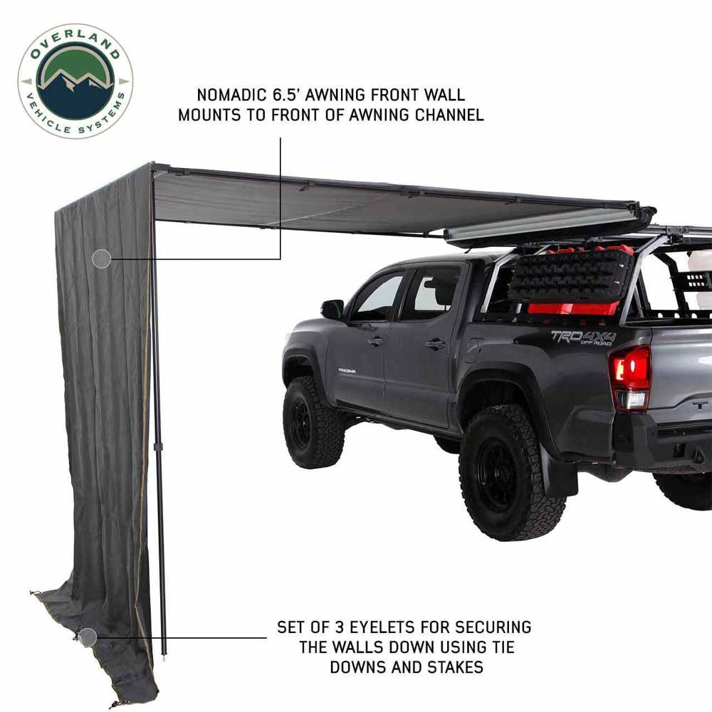Nomadic 6.5’ Awning Shade Wall Front Mount