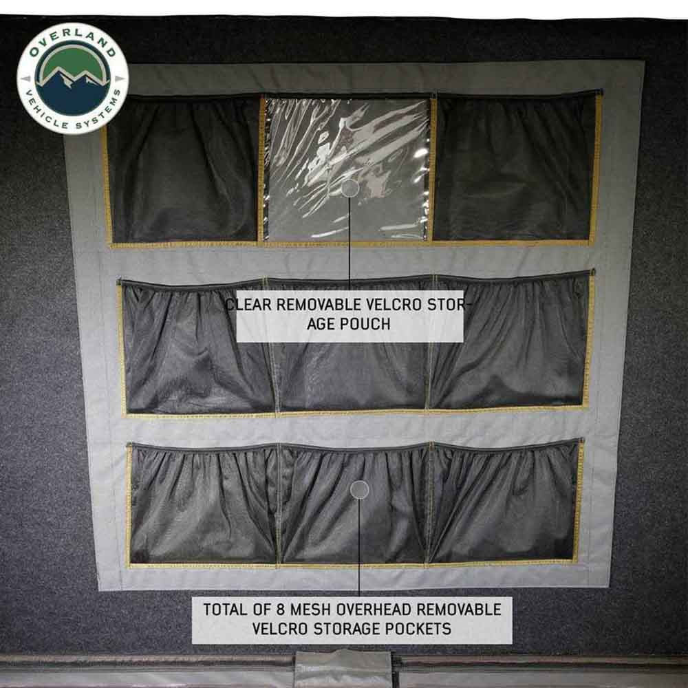 Sidewinder Aluminum Side Opening Roof Top Tent storage options