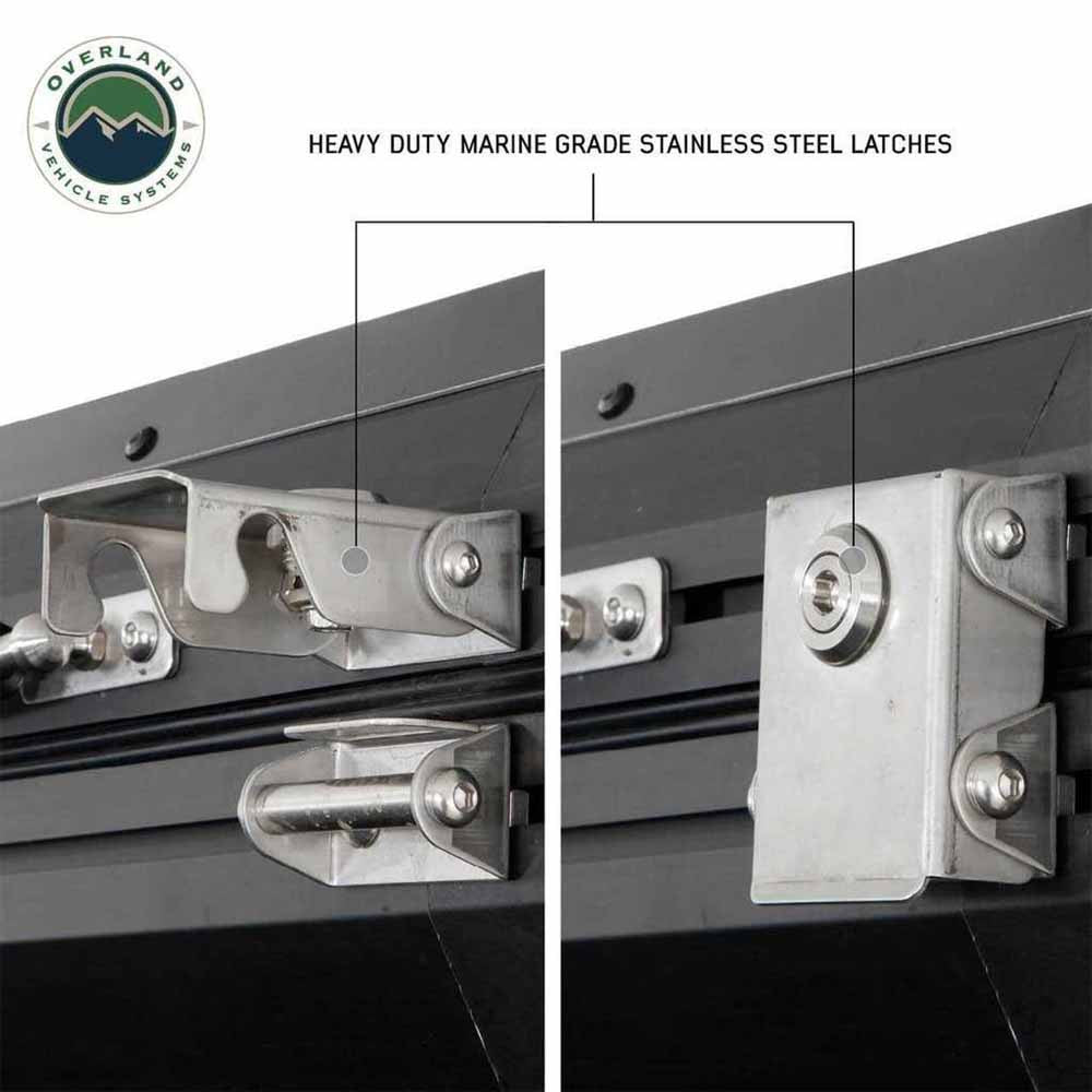 Sidewinder Aluminum Side Opening Roof Top Tent latch