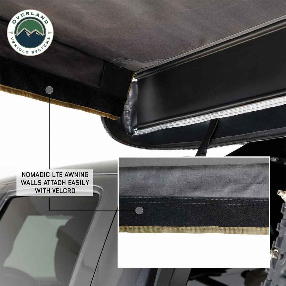 Nomadic 180 LTE Awning Wall with Windows Close Up