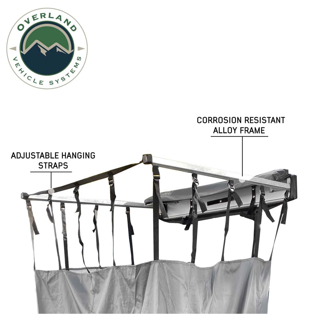 HD Nomadic Car-Side Shower Room - Camping Shower Tent top