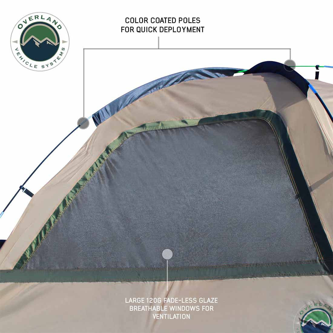 LD TACT Truck Bed Tent with PVC Floor, Storage Loft, and Adjustable Straps