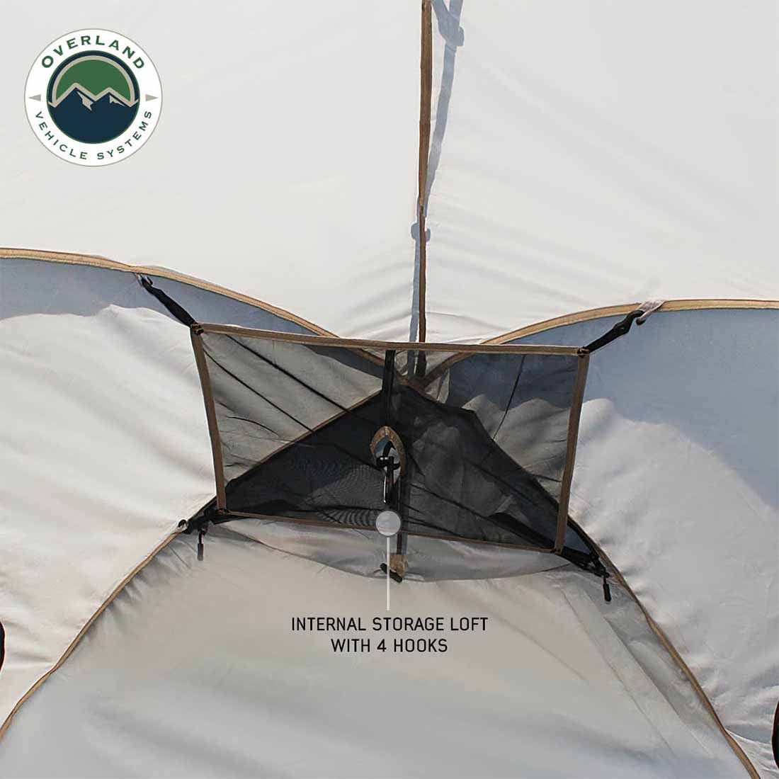 LD TACT Truck Bed Tent with PVC Floor, Storage Loft, and Adjustable Straps
