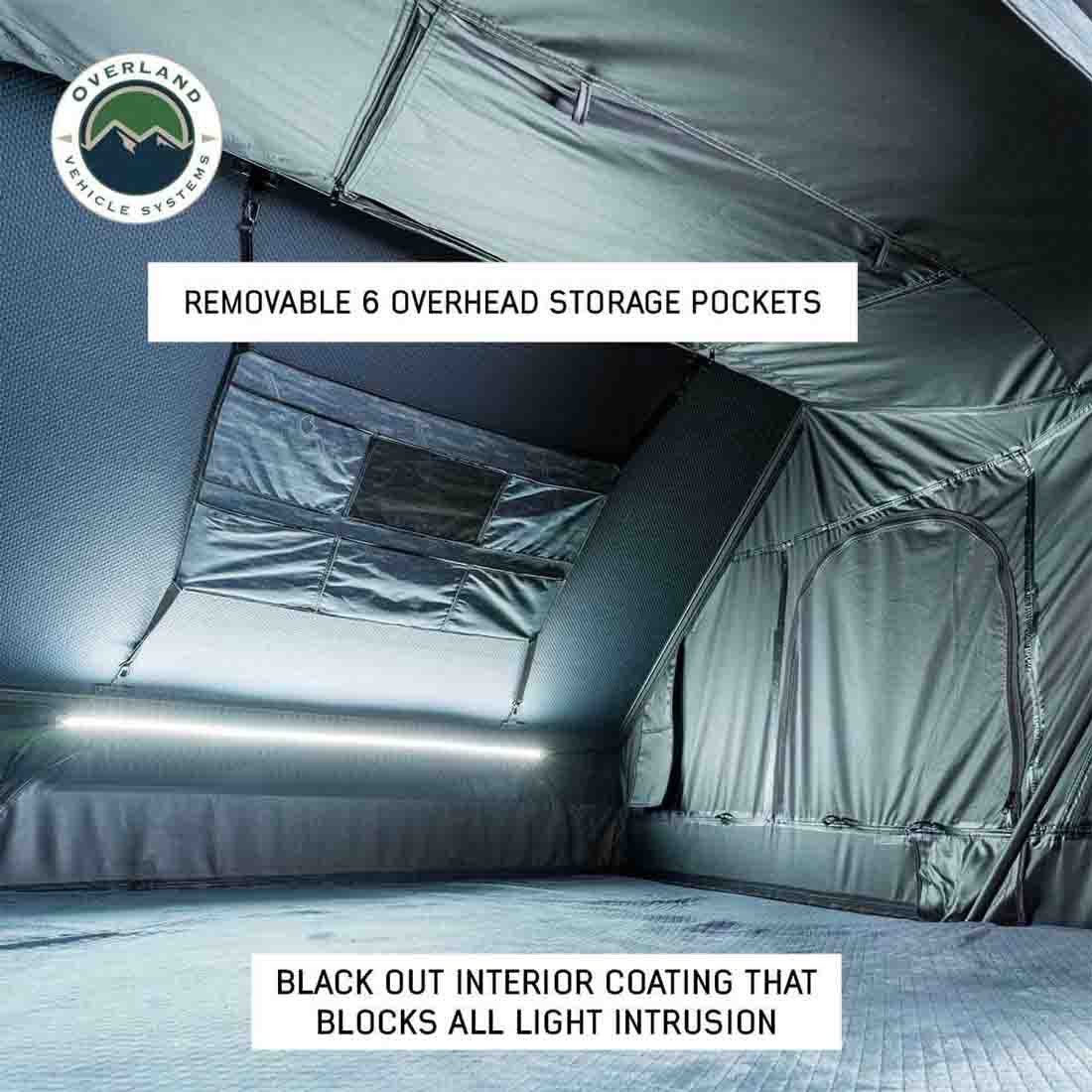 XD Everest Cantilever Aluminum Hard Shell Roof Top Tent – Blue Body & Black Rainfly
