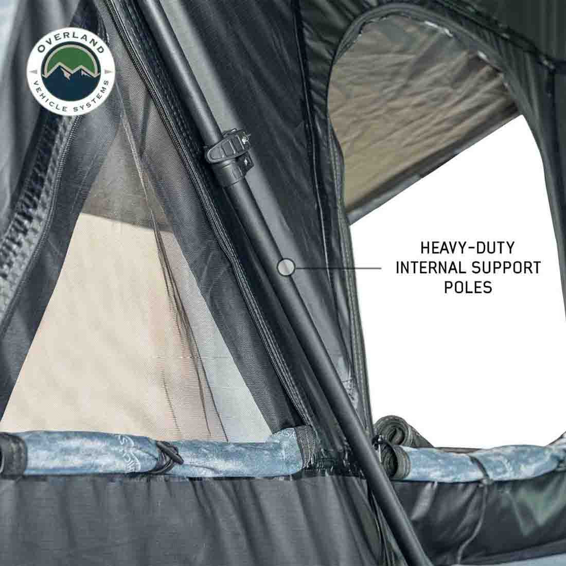 XD Everest Cantilever Aluminum Hard Shell Roof Top Tent – Blue Body & Black Rainfly