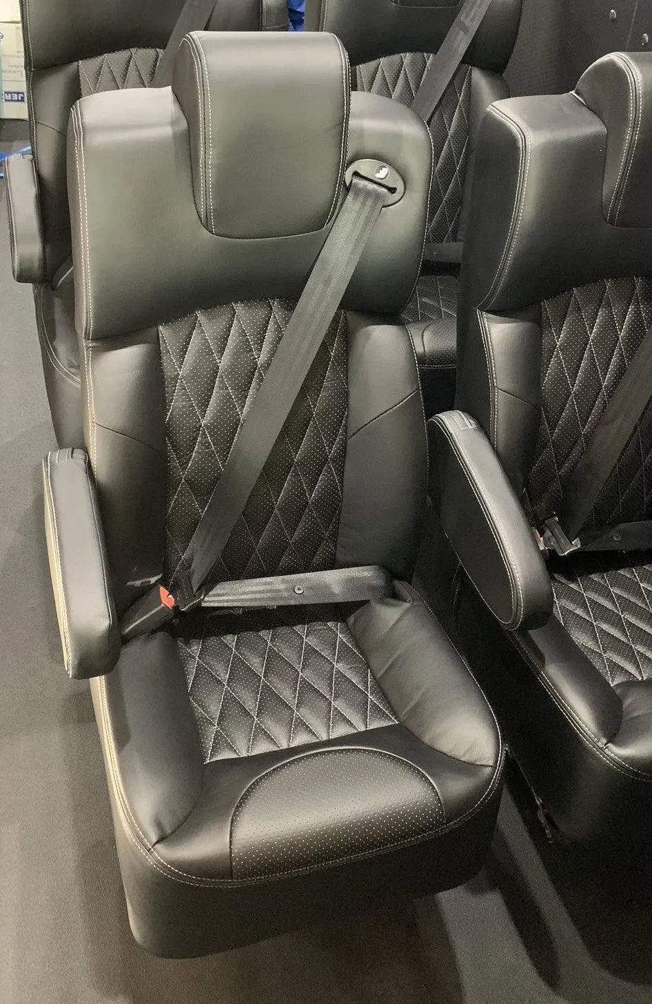 JMG Systems Sprinter Bolt-On Seat – OEM Track Compatible