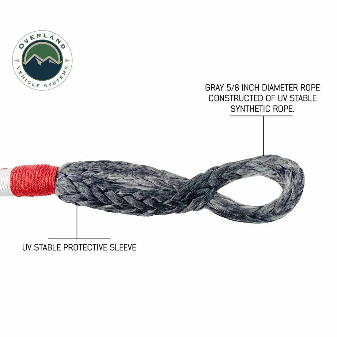 OVS Combo Kit Soft Shackle 7/16" 41,000 lb. & Recovery Ring 4.0" 41,000 lb.