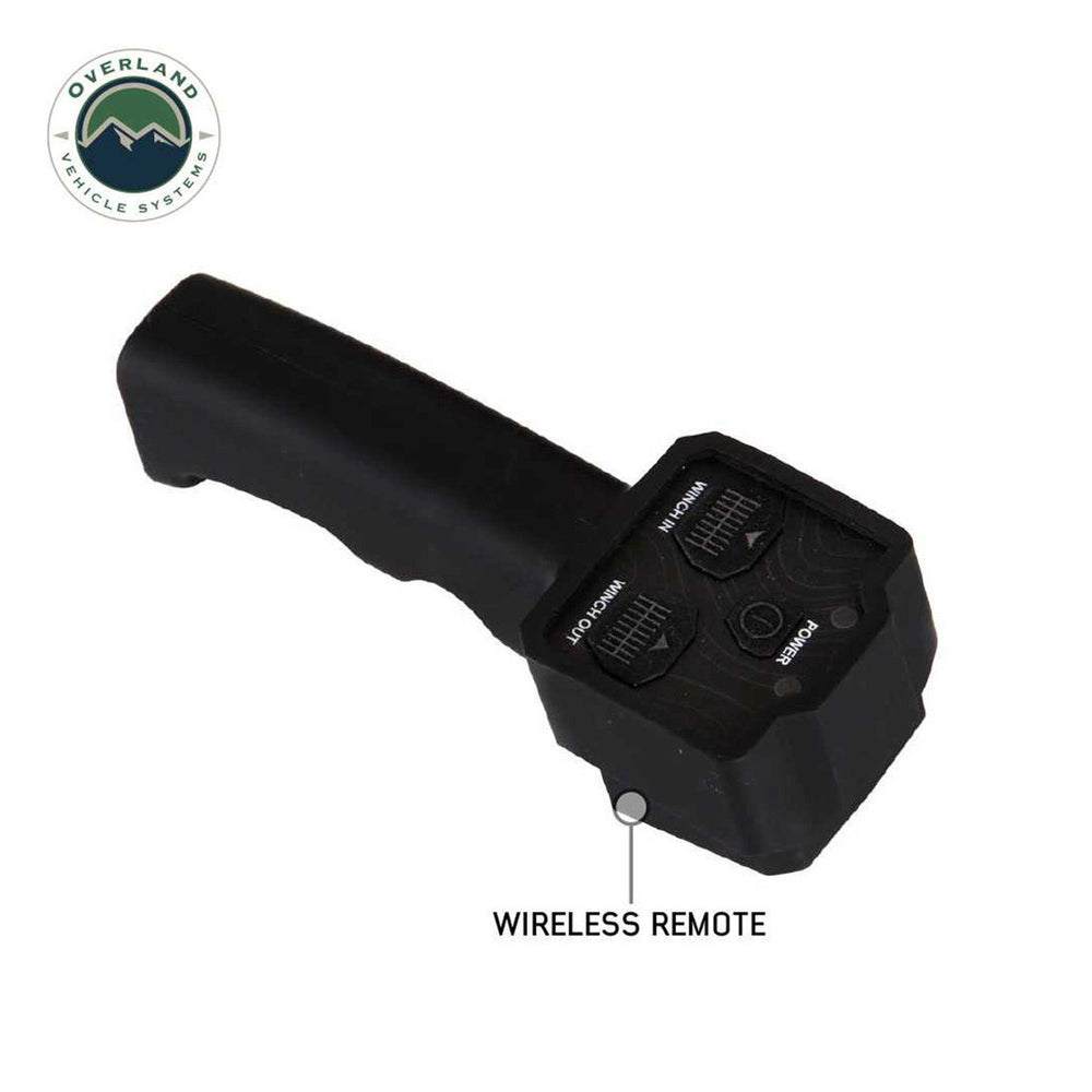 SCAR 10 - 10,000 lbs. Rated Steel Cable Winch remote
