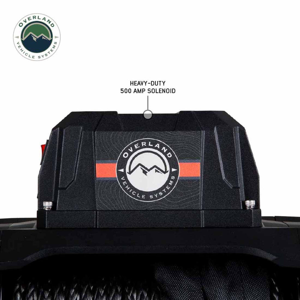 SCAR 10 - 10,000 lbs. Rated Steel Cable Winch 500 amp solenoid